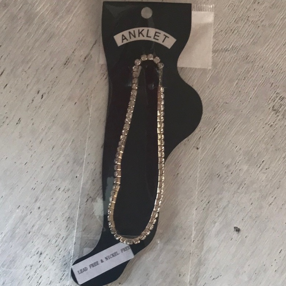 Diamond Look Ankle Bracelet